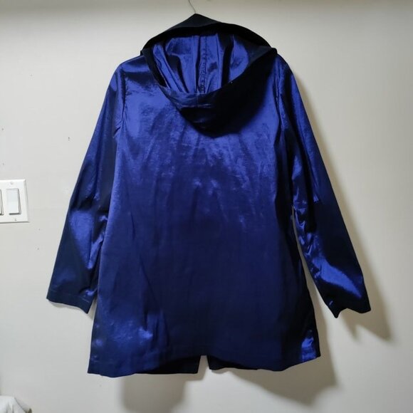Mycra Pac Artsey Lagenlook Layering Outerwear Gorpcore Raincoat Blue Size Medium - Picture 2 of 13